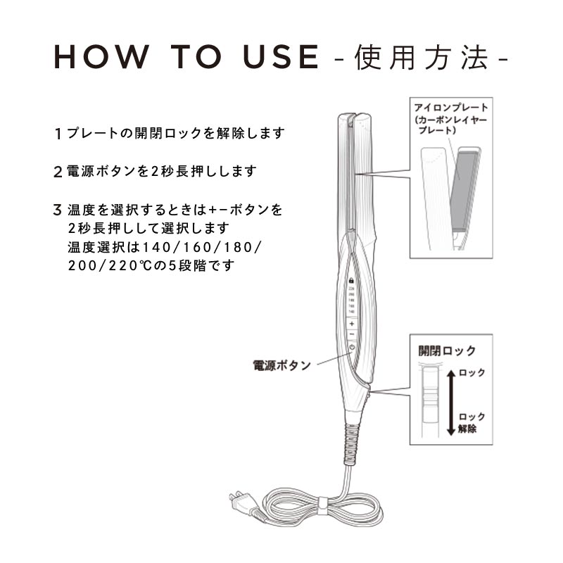 リファビューテック ストレートアイロン